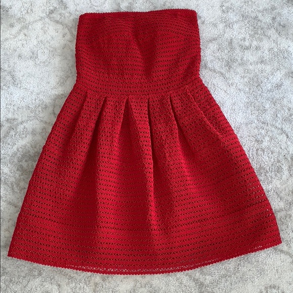 forever 21 red strapless dress Forever 21 | Dresses | Forever 2 Strapless Red Dress